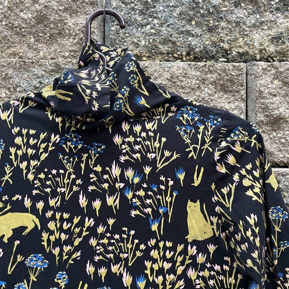 Thief & Bandit (Made in Canada) Cat TURTLENECK 100% Cotton Hand-screenprinted - Picture 3 of 12